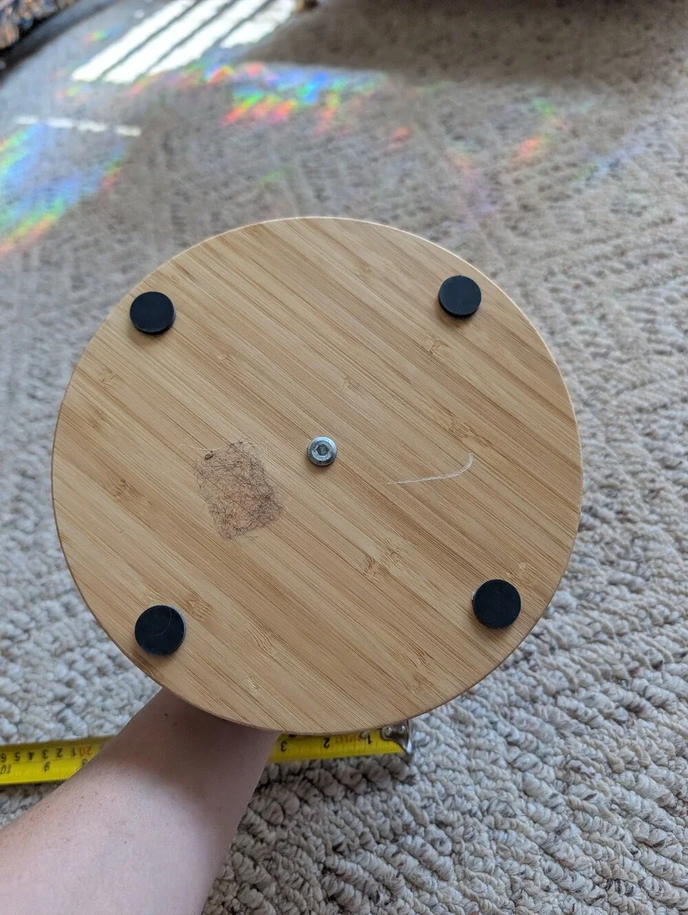 Wooden Multi Tier Cat Toy Ball Track Bell Interactive Enrichment Tower
